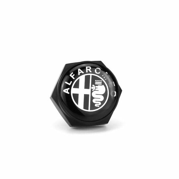 Alfa Romeo Black License Plate Bolts