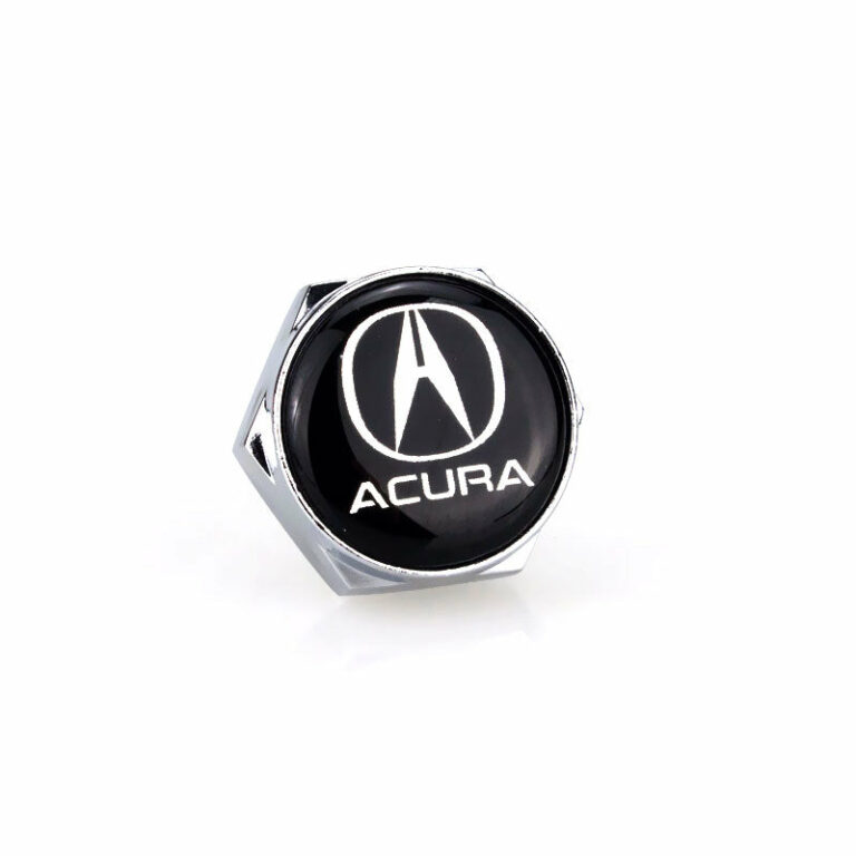 acura-silver-license-plate-bolts-tire-valve-caps-car-accessories