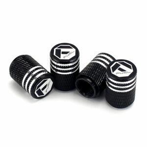 Fuel Off-Road Black Laser Engraved Tire Valve Caps