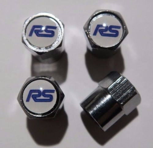 Ford RS Blue Tire Valve Caps