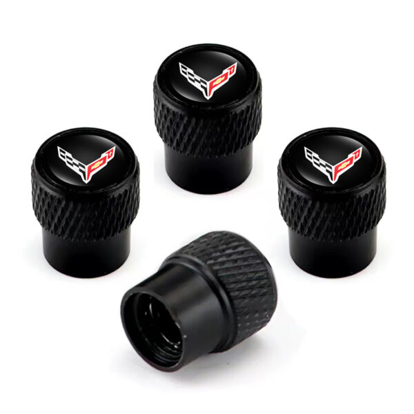 Corvette C8 tire valve caps