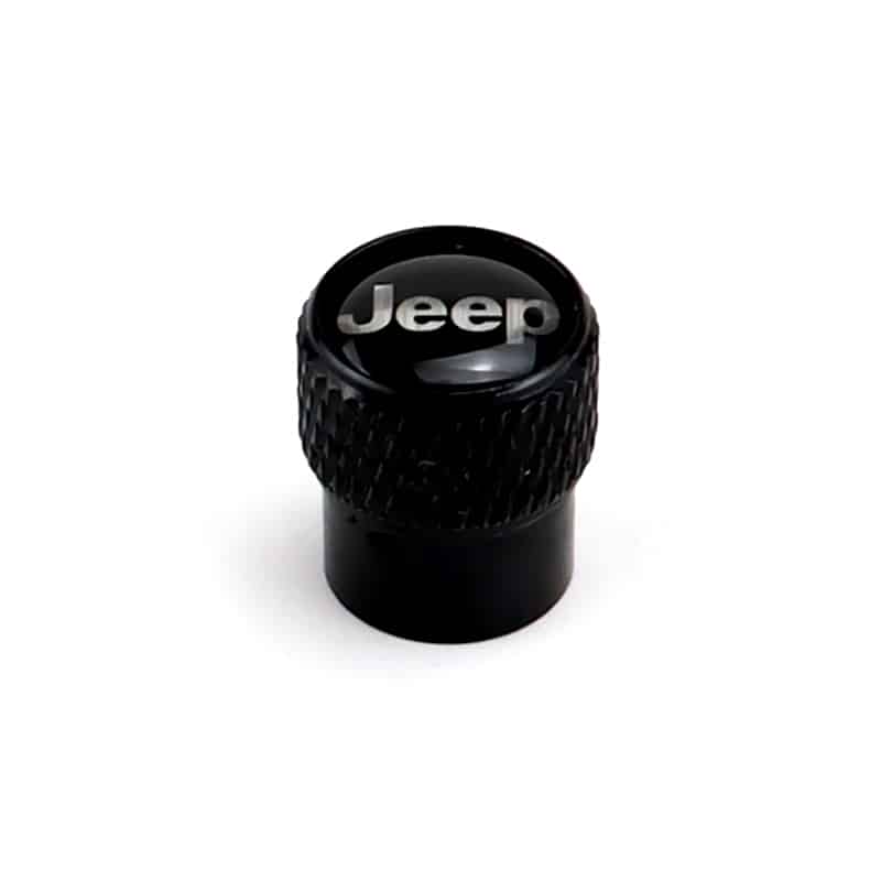 Jeep Aluminum Tire Valve Caps Extra Spare Cap Total 5 Caps